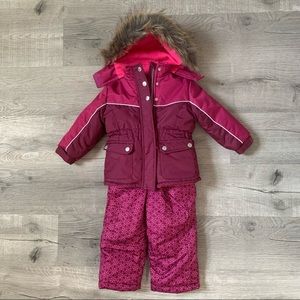 3T Pink Platinum Advance Snow Jacket and Snow Pants